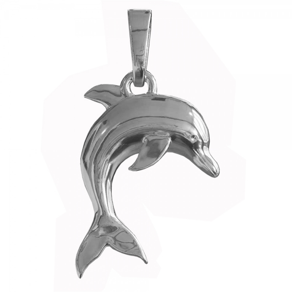 Delphin in Silber 925
